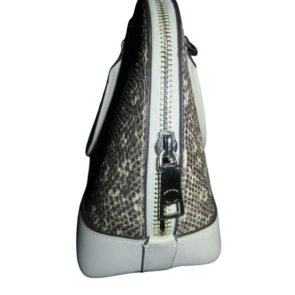 Coach Lizard Embossed Leather Mini Sierra Crossbody Dome Satchel - Picture 3 of 14